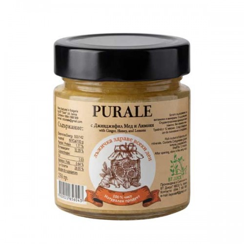 Джинджифилово пюре с лимони и мед 'PURALE', 250 г